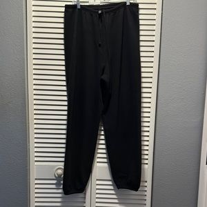 SKIMS Unisex Black Joggers with Tapered Fit and Textured Fabric